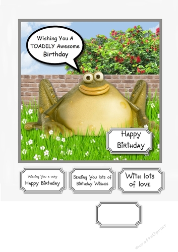 Wishing you a toadily awesome Birthday