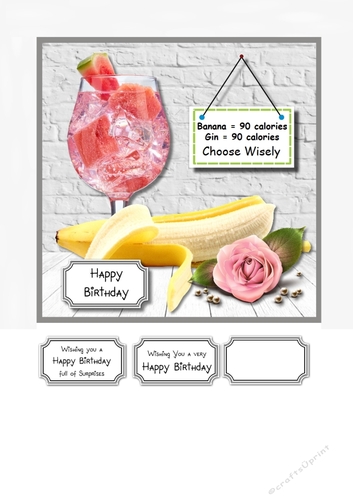 Gin Birthday Humorous