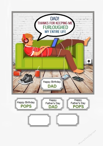 Dad, thanks for keeping me furloughed....