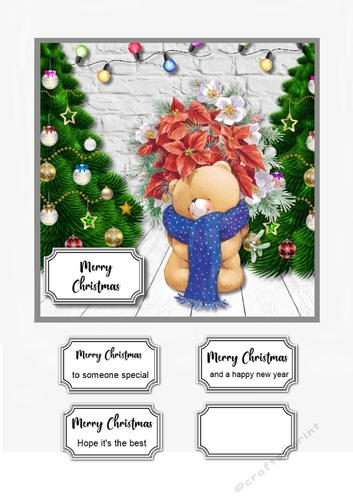 Forever Friends Christmas Poinsettia