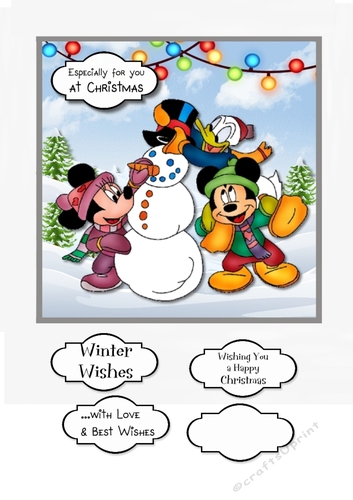 Mickey and friends Christmas