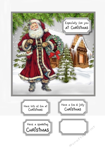 Vintage Christmas Santa