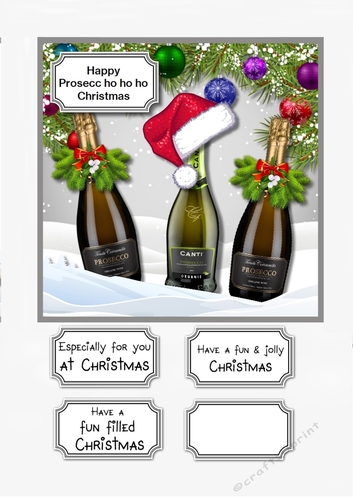 Happy Prosecc Ho Ho Hoi Christmas