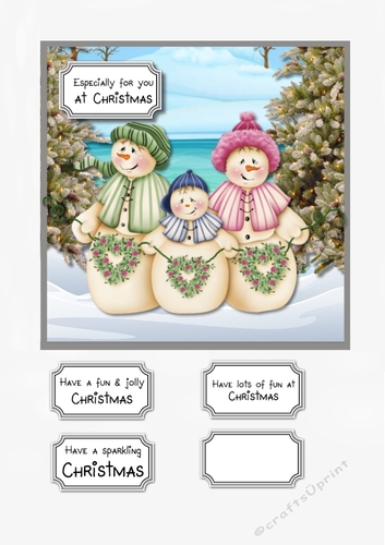 Snow Family Christmas