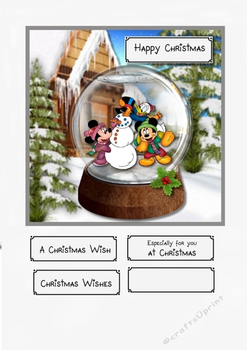Snow globe Disney Christmas