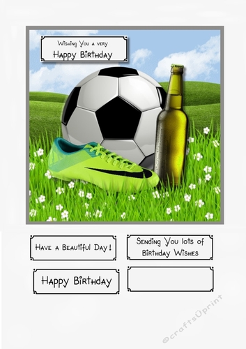 Football card topper
