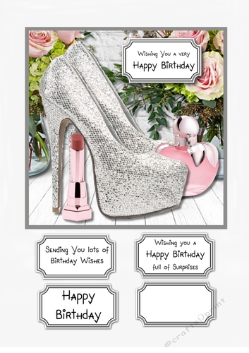Silver Shoes and flowers
