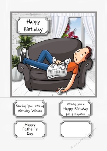 Relax and take it easy Birthday or Fathers Day