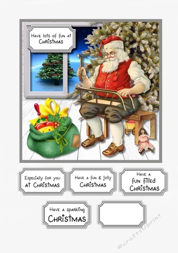 Vintage Christmas Santas Workshop