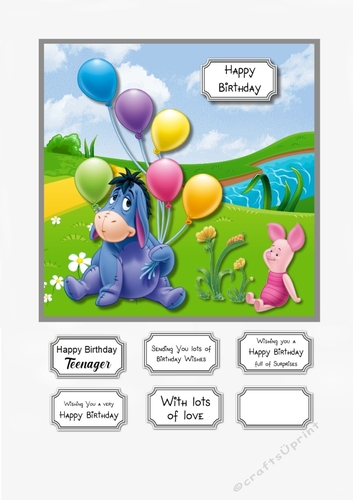 Eyeore and Piglet Birthday