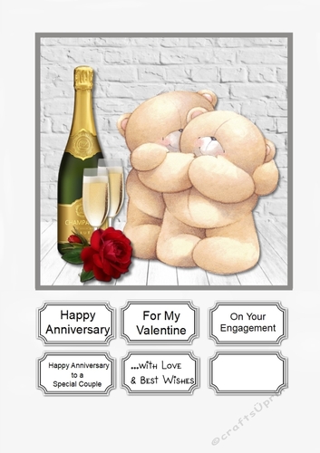 Forever Friends Anniversary, Engagement or Valentine
