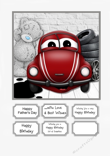 Tatty Teddy Garage for Fathers Day or Male Birthday