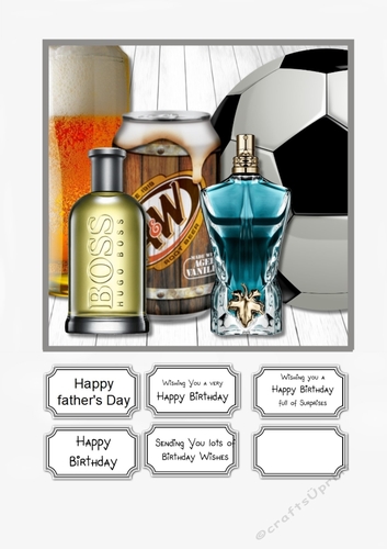 Mans Plan Birthday or Fathers Day