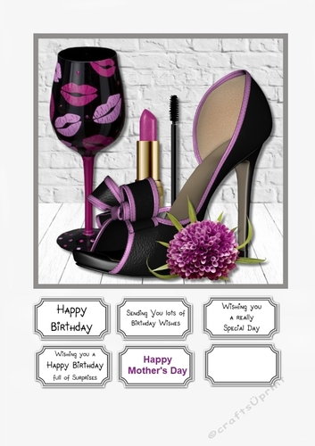 Black and Purple Accessories for Birthday or Mothers Day