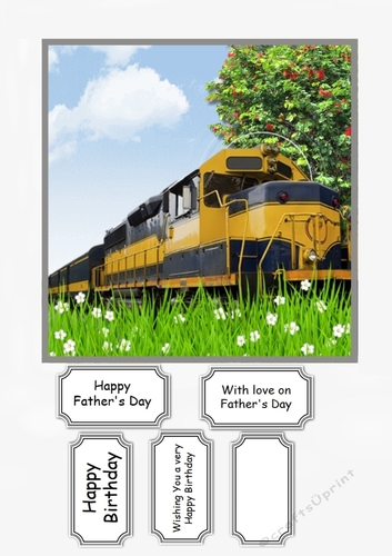 Express Train Fathers Day or Birthday