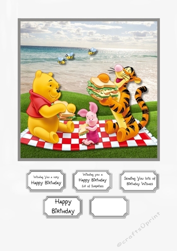 Winnie, Tigger and Piglet Picnic Time