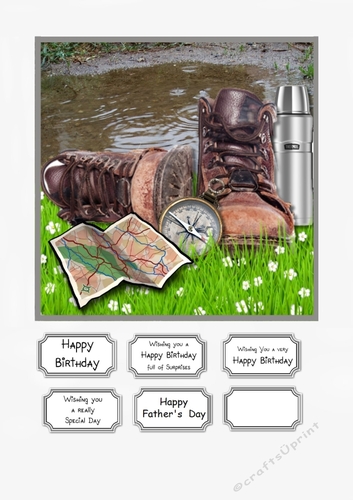 Take a Hike Birthday or Fathers Day