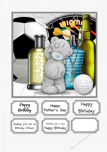 Tatty Teddy Male Birthday or Fathers Day