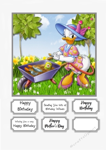 Daffy Gardening for Birthday or Mothers Day