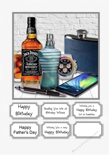 Mans Plan for Birthday or Fathers Day