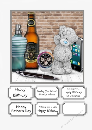 Tatty Teddy Birthday or Fathers Day