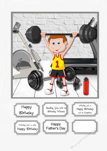 Gym Addict for Birthday or Fathers Day