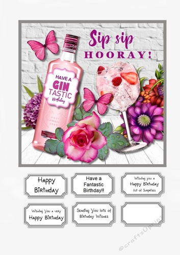 Sip sip Hooray!! Have a GIN tastic Birthday!!
