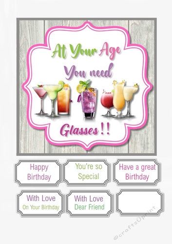 At Your Age You Need Glasses