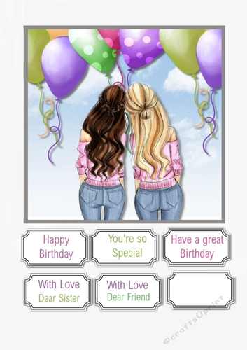 Birthday for Friend or Sister