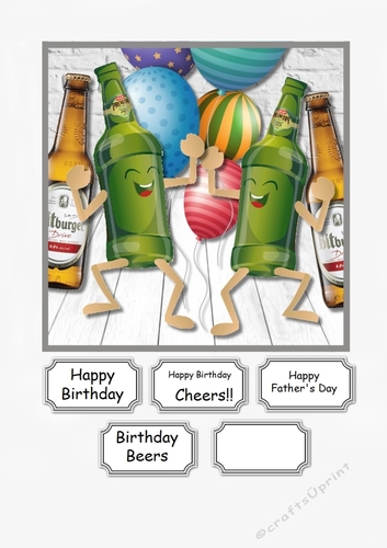 Bottle Party for Male Birthday or Fathers Day