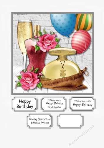 Perfume, Prosecco and Balloons Birthday
