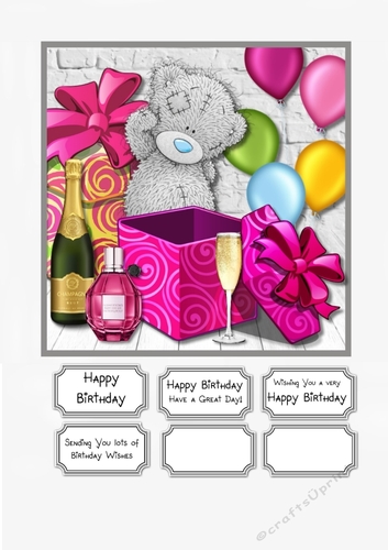Tatty Teddy with Gifts