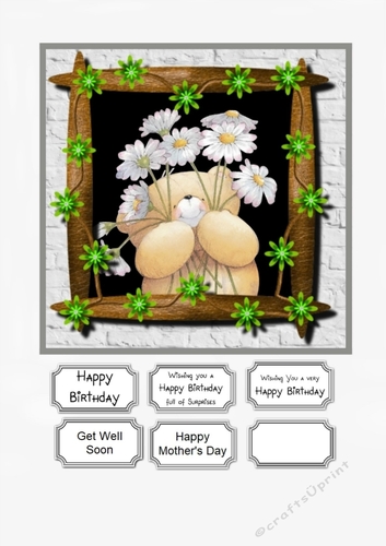 Forever Friends in Frame for Birthday, Mothers Day or Get Well Soon