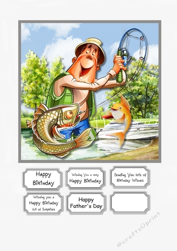 Fishing for Birthday or Fathers Day