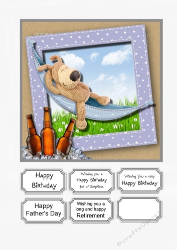 Boofle for Male Birthday, Fathers Day or Retirement