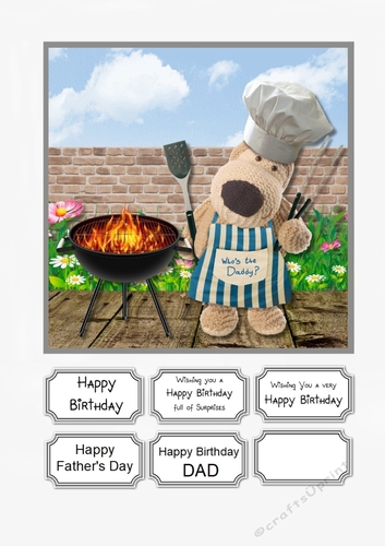 Whos the Daddy... Barbeque for Birthday Dad or Fathers Day
