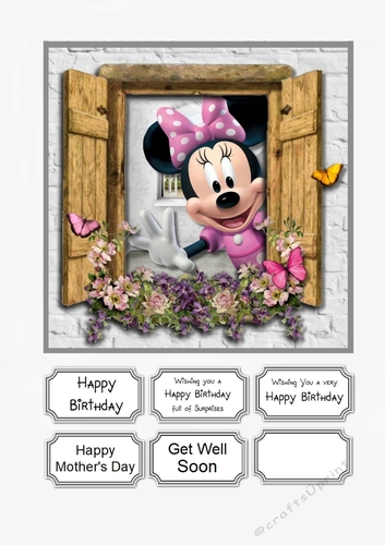 Minnie Mouse Window Box for various occasions