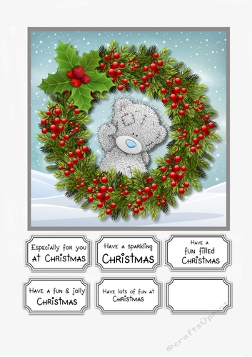 Tatty Teddy Christmas Wreath
