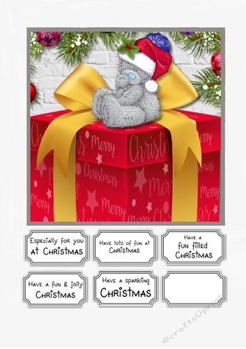 Tatty Teddy with Christmas Gift