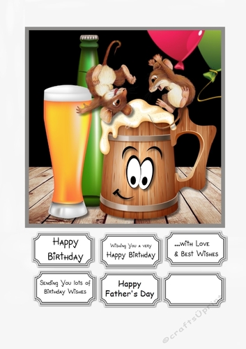 Cheers.... for Male Birthday or Fathers Day