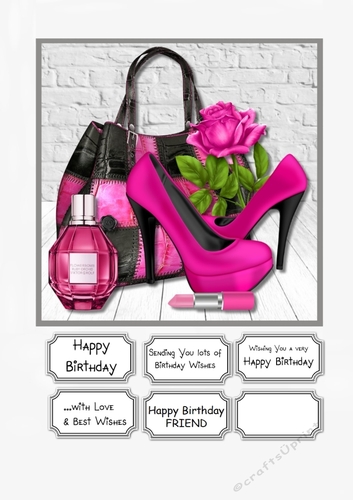 Pink and Black Accessories