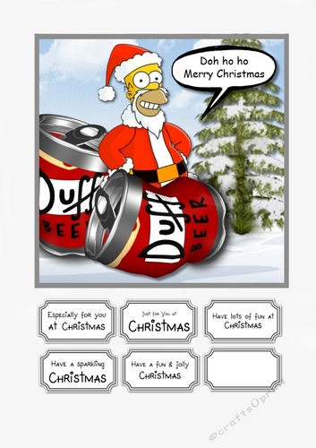 Doh Ho Ho Homer Merry Christmas
