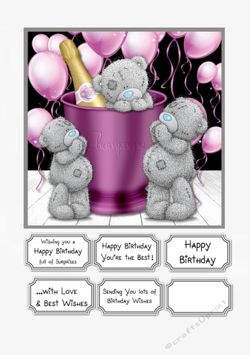 Tatty Teddy for Birthday or other Occasions