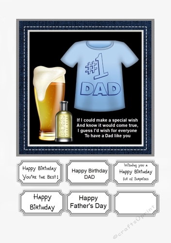Dad For Birthday or Fathers Day