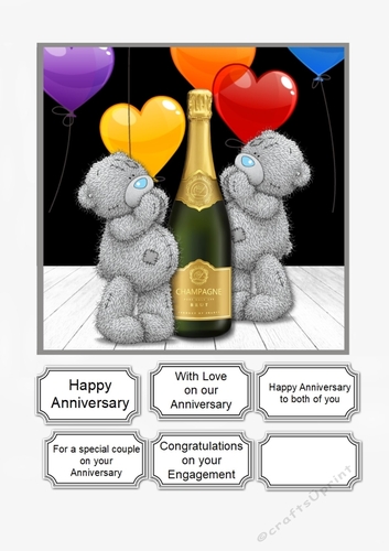 Tatty Teddy Anniversary or Engagement