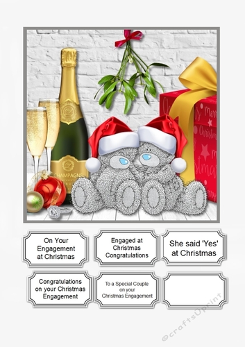 Tatty Teddy Christmas Engagement