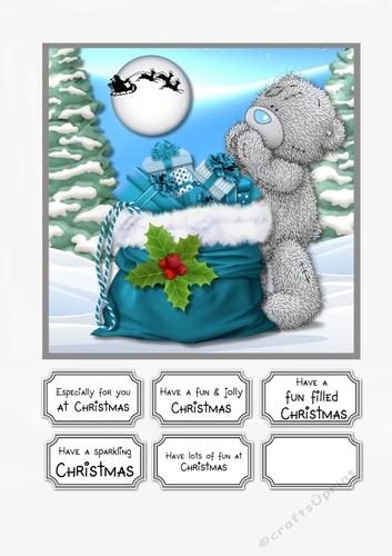 Tatty Teddy Christmas Waiting for Santa