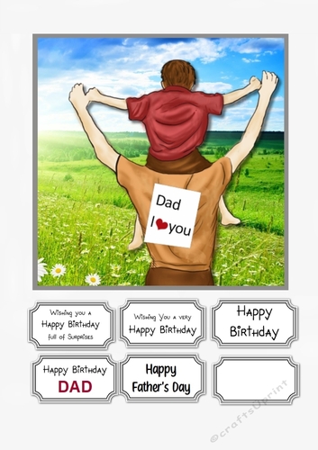 Dad Birthday or Fathers Day