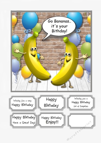 Go Bananas, its your Birthday!!