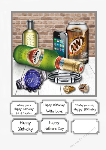 Male Birthday or Fathers Day